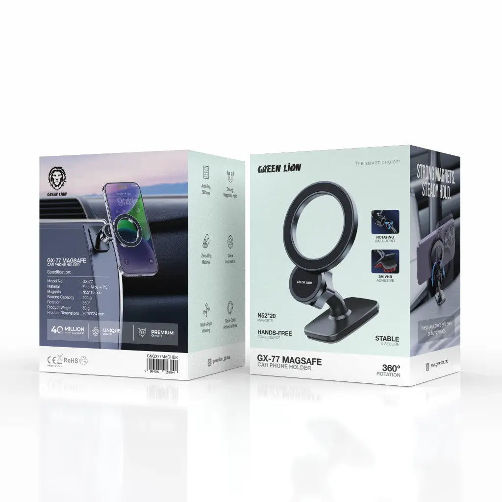 Green Lion GX-77 Magsafe Car Phone Holder | 2 Years Warranty