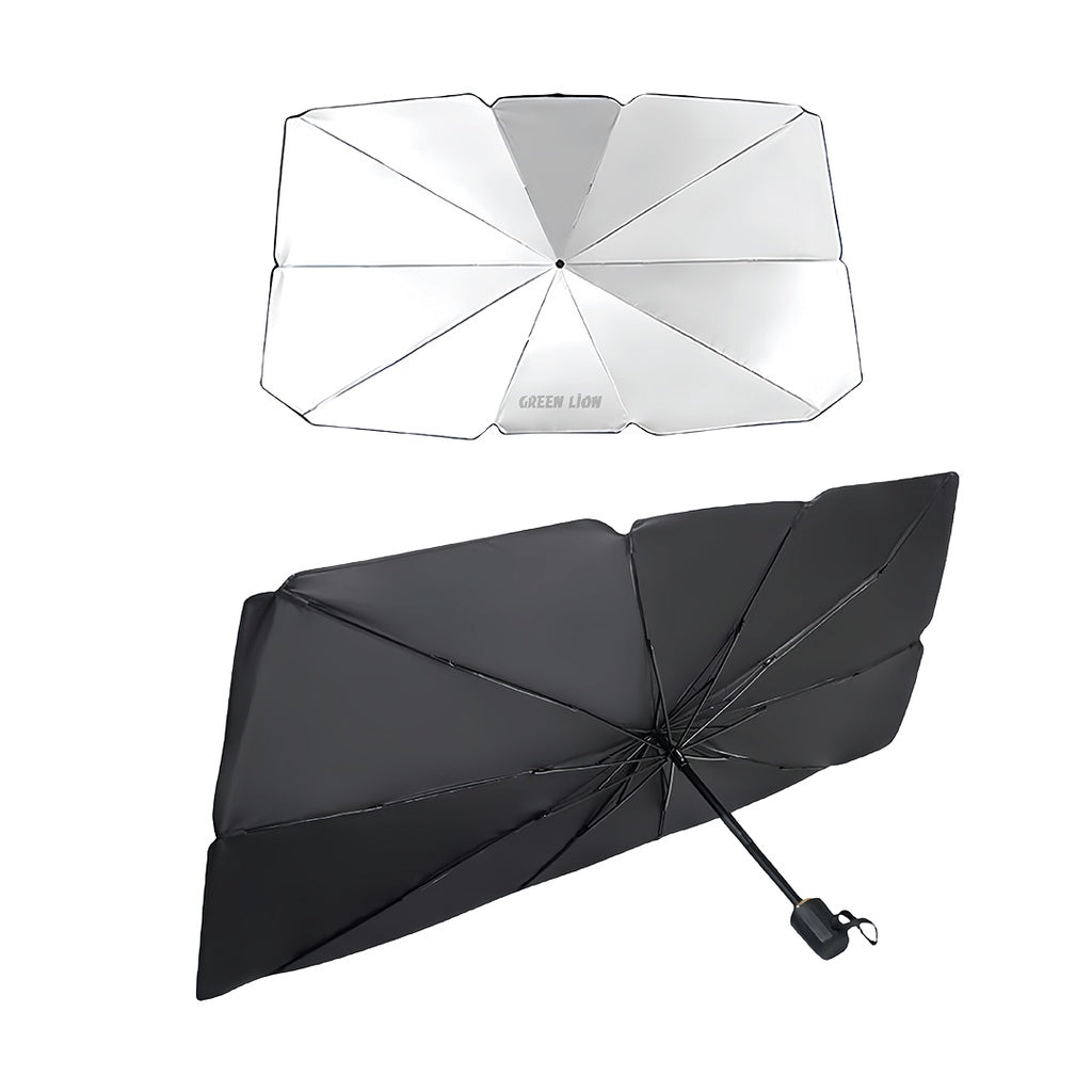 Green Lion Car Windshield Sunshade Umbrella | 2 Years Warranty