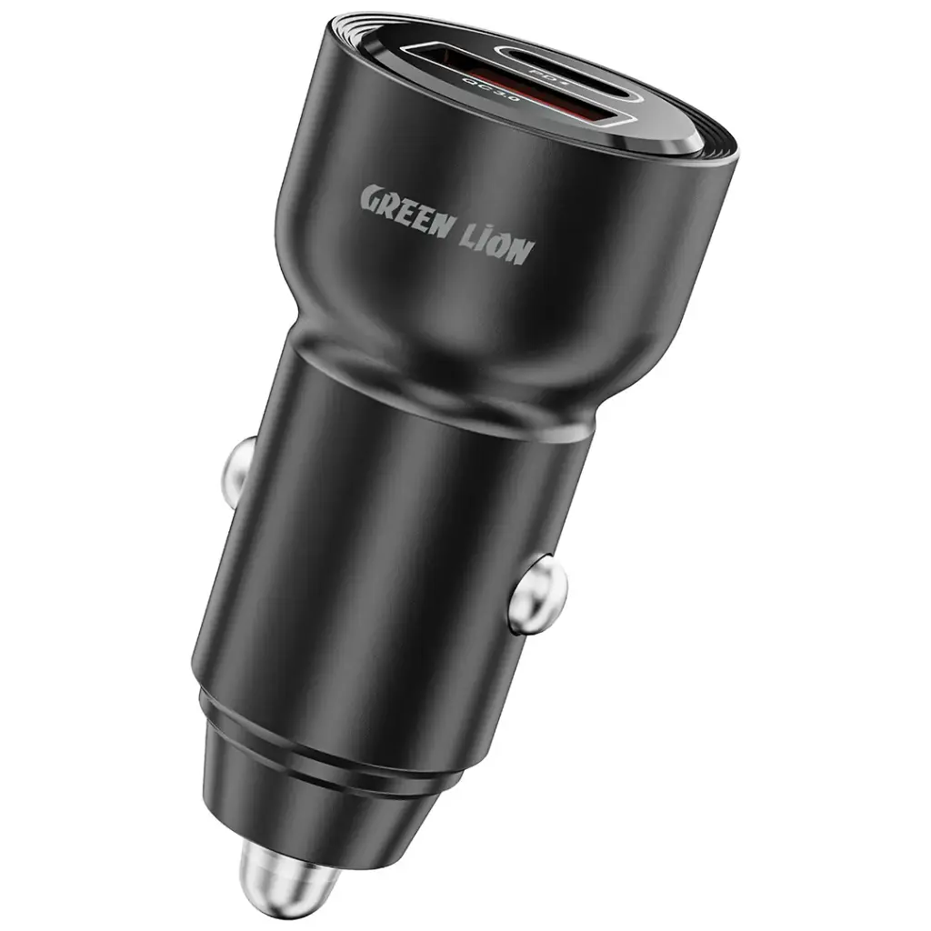 Green Lion RoadVolt Car Charger PD + QC 60W | 2 Years Warranty