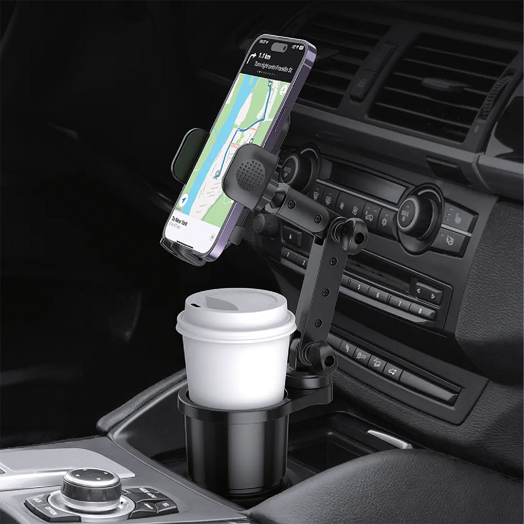 Green Lion 2-In-1 Flexgrip Car Cup Holder & Phone Mount | 2 Years Warranty