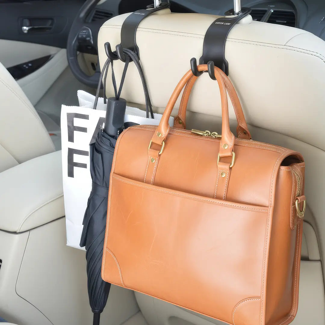 Green Lion Car Headrest Dual Hook Organizer | 2 Years Warranty