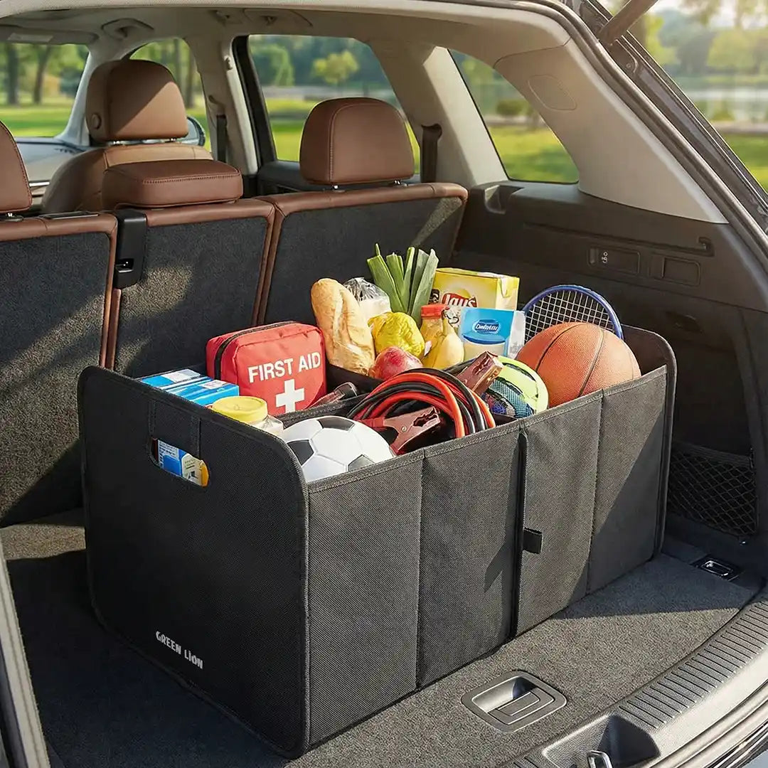 Green Lion Car Trunk Organizer 40L | 2 Years Warranty