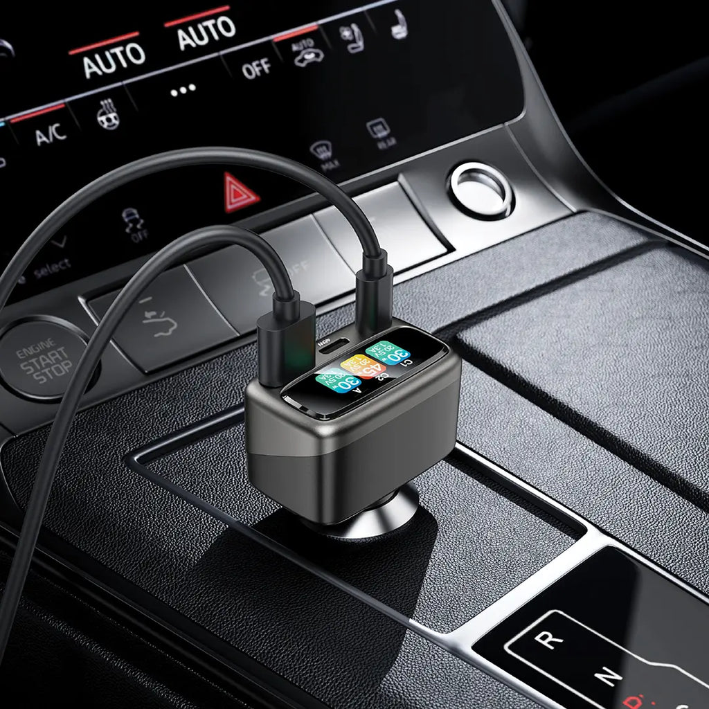 Green Lion Drive Core TFT Car Charger | 2 Years Warranty