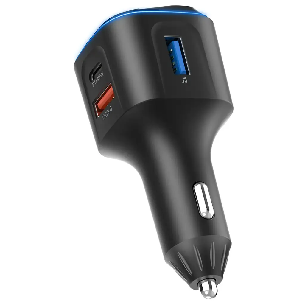 Green Lion FM Transmitter Dual-Port Car Charger PD 36W | 2 Years Warranty