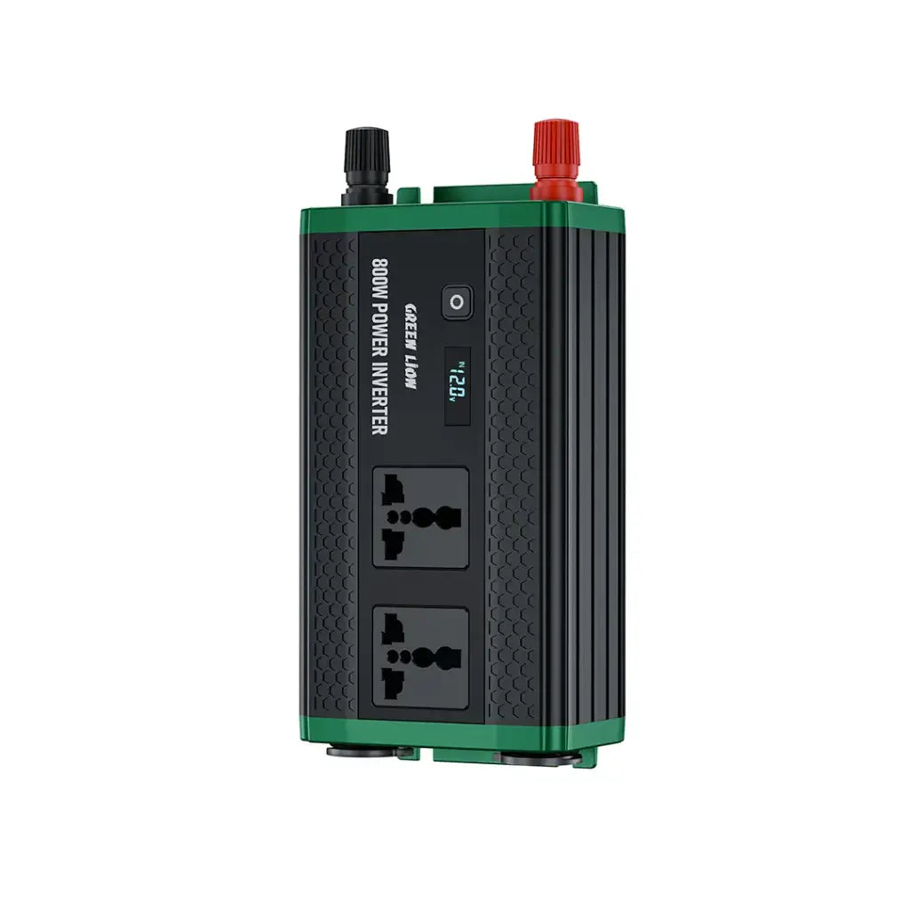 Green Lion GC-350 Car Inverter 800W Power DC 12V - 2 AC Sockets PD30W | 2 Years Warranty