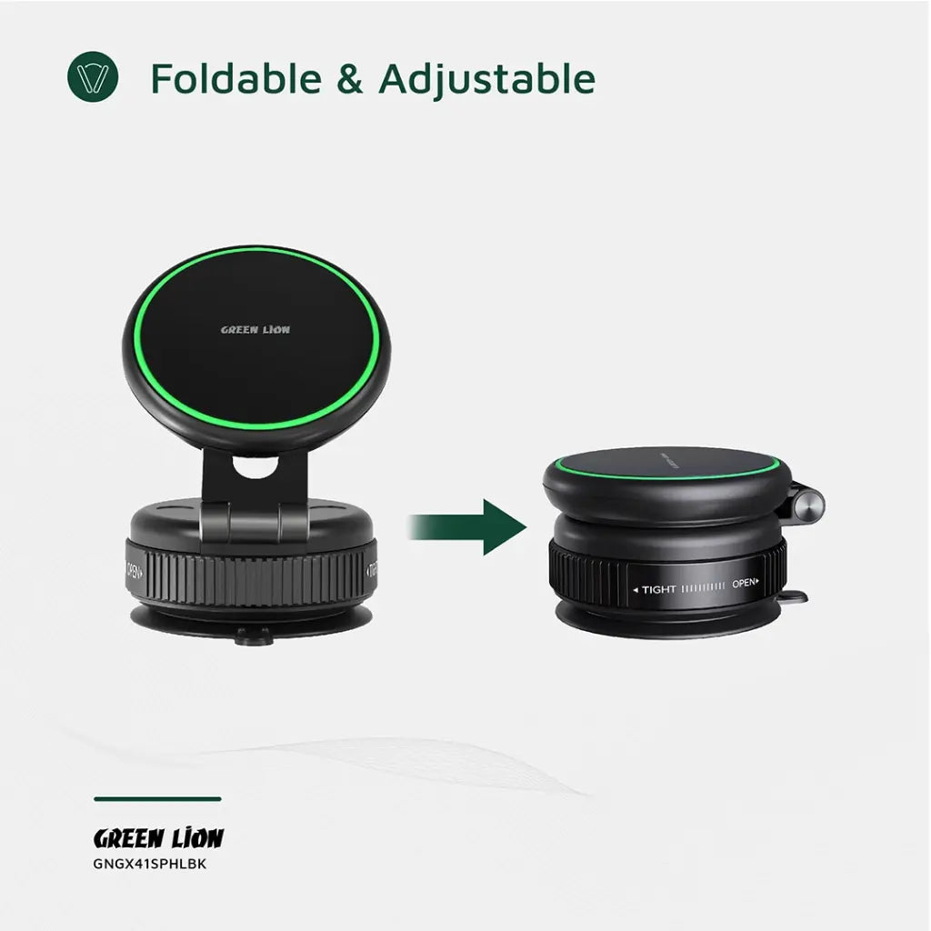 Green Lion GX-41 MagSafe Suction Phone Holder | 2 Years Warranty