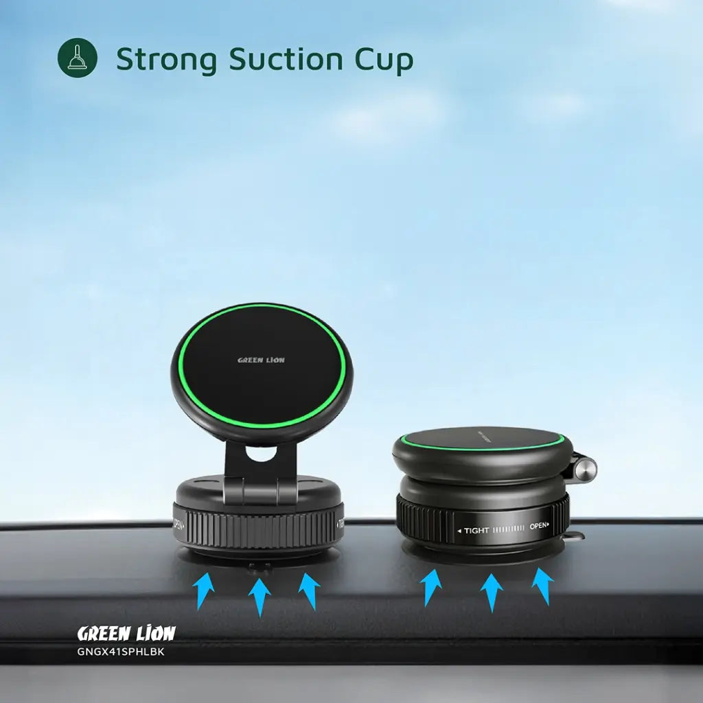 Green Lion GX-41 MagSafe Suction Phone Holder | 2 Years Warranty