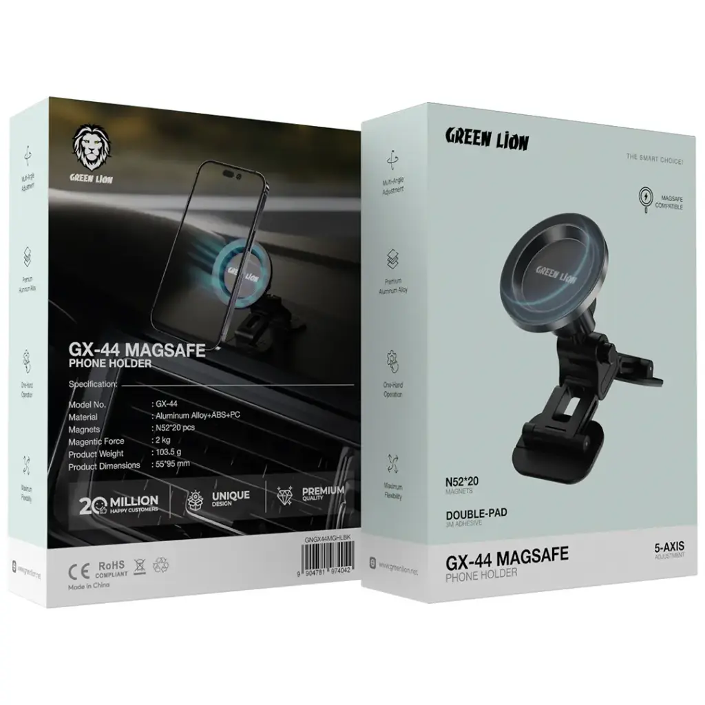 Green Lion GX-44 MagSafe Phone Holder | 2 Years Warranty