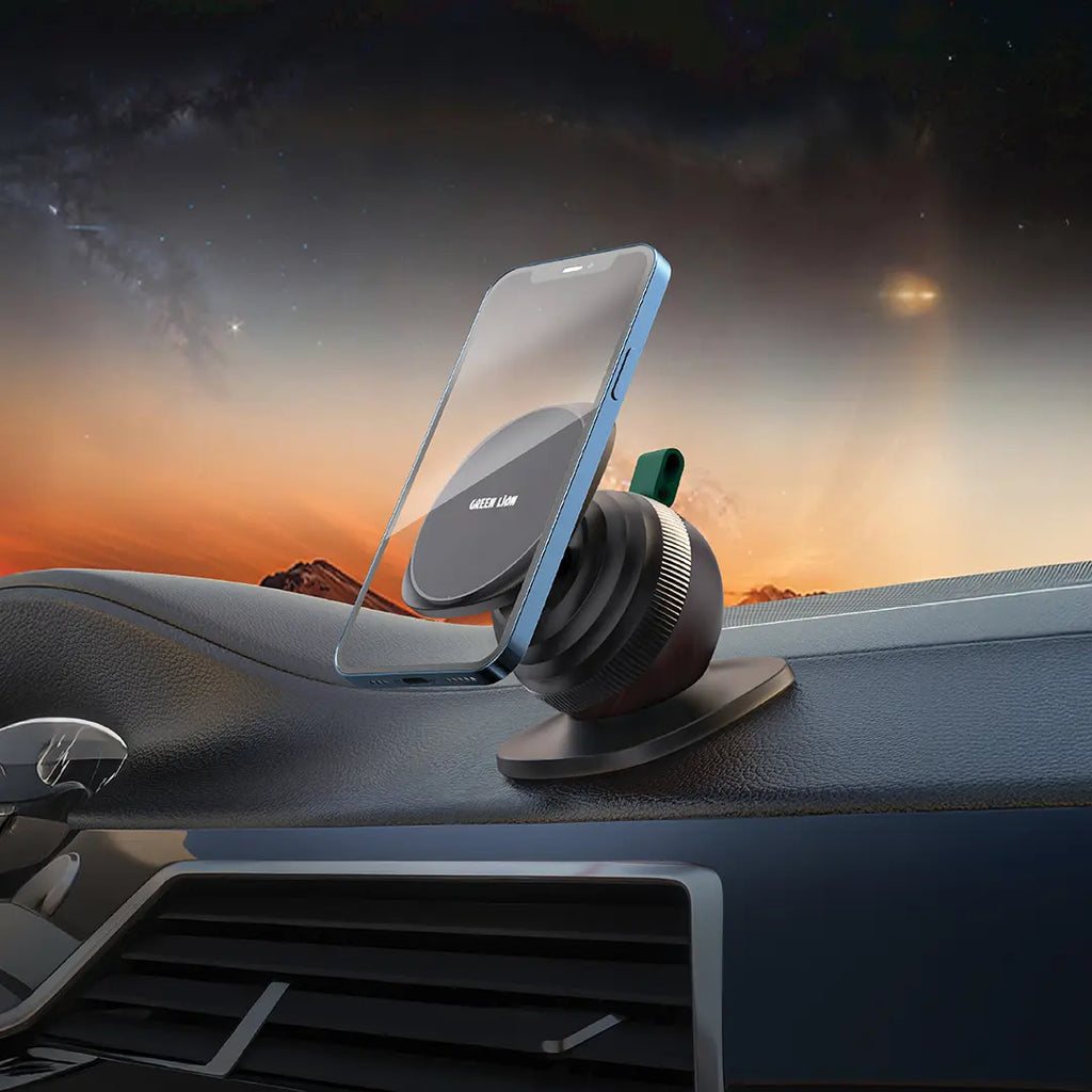 Green Lion Snail Mount Car Phone Holder | 2 Years Warranty