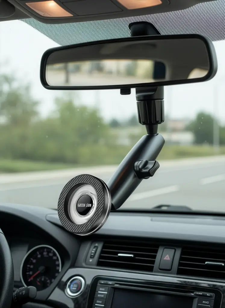 Green Lion DRIVE MAG - Mirror Phone Holder | 2 Years Warranty